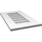 Ekena Millwork Vertical Surface Mount PVC Gable Vent: Non-Functional, w/ 3-1/2"W x 1"P Standard Frame, 14"W x 24"H GVPVE14X2401SN - alternate 3